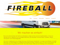 fireballgmbh.at Webseite Vorschau