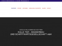 wasserbau-schifffahrt.de Webseite Vorschau