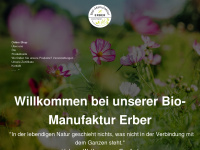 biomanufaktur-erber.de Webseite Vorschau
