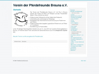 pferdefreunde-breuna.de Webseite Vorschau