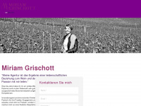 miriamgrischott.com Webseite Vorschau