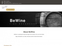 be-wine.de Webseite Vorschau