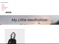 mylittlemeditation.com Webseite Vorschau