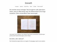 gruenstift.ch Webseite Vorschau