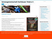 schutzgemeinschaft-harthaeuser-wald.de Webseite Vorschau