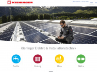 kieninger-energietechnik.at Webseite Vorschau
