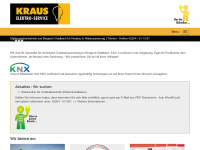 kraus-elektro-service.com Webseite Vorschau