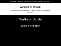 gasthaus-gundel.de Webseite Vorschau