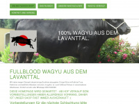 wagyu-lavanttal.at Webseite Vorschau