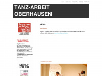 tanzarbeitoberhausen.de Webseite Vorschau