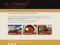 restaurant-elcolibri.ch Webseite Vorschau