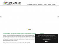 thermoluxgmbh.ch Webseite Vorschau