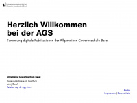 agsbasel-publikationen.ch Webseite Vorschau