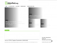 akkutest.org Webseite Vorschau