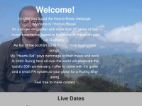 hearts-music.de Webseite Vorschau