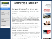 pcservicefrankfurt.com Webseite Vorschau