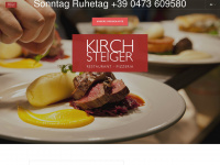 restaurant-kirchsteiger.it Webseite Vorschau