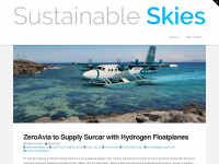 sustainableskies.org Webseite Vorschau