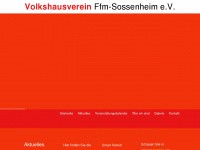 volkshausverein.de Webseite Vorschau