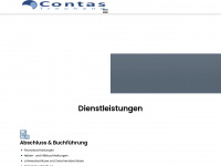 contas.ch Webseite Vorschau