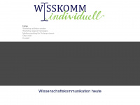 wisskomm-individuell.de Webseite Vorschau