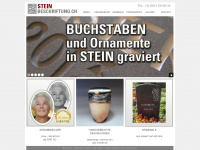 steinbeschriftung.ch Webseite Vorschau