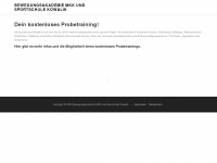 bewegungsakademie-mkk.de Webseite Vorschau