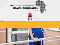 african-german-health-association.de Webseite Vorschau