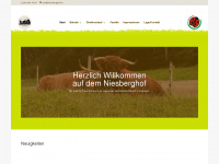 niesberghof.ch Webseite Vorschau