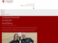 torwarttrainer-academy.de Webseite Vorschau
