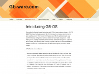 gb-ware.com Webseite Vorschau