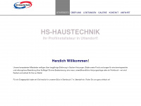 hs-haustechnik.at Webseite Vorschau