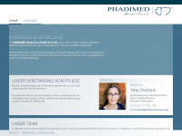 phadimed-homecare.de Webseite Vorschau