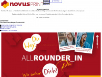 novus-print.de Webseite Vorschau