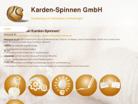 karden-spinnen.ch Webseite Vorschau