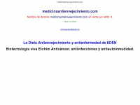 medicinaantienvejecimiento.com Webseite Vorschau