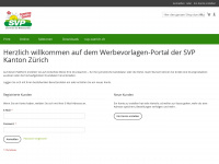 werbevorlagen-svp-zuerich.ch Webseite Vorschau