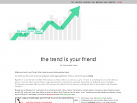 der-trend-trader.de Webseite Vorschau