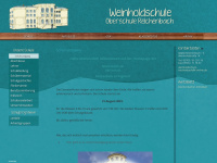 weinholdschule-oberschule.de Webseite Vorschau