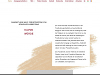 kavod-ministries.org Webseite Vorschau