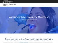 zahnarzt-dr-kuksen-mannheim.de Webseite Vorschau