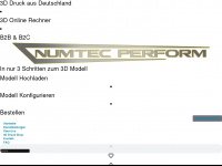 numtec-perform.com Webseite Vorschau