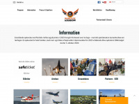 airshow.dk Webseite Vorschau