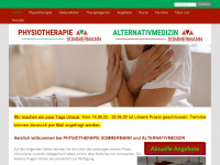 physiotherapie-sommermann.de Webseite Vorschau