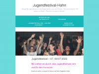 jugendfestival-hahn.com Webseite Vorschau