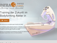 infrashapeswiss.ch Webseite Vorschau