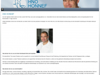 hno-honnef.de Webseite Vorschau