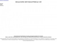 boulevard-der-industriekultur.de Webseite Vorschau