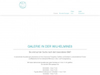 galeriewilhelmine5.de Webseite Vorschau