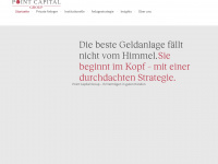 pointcapital.ch Webseite Vorschau